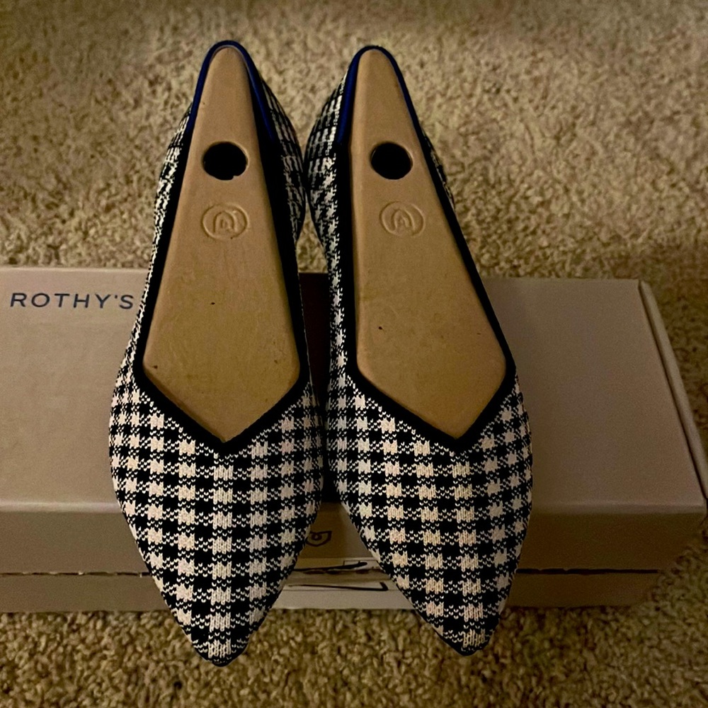 NWT Houndstooth Rothy’s